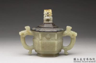 图片[2]-Jade incense burner, Ming to Qing dynasty, 1368-1911-China Archive